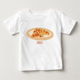 Croissant cartoon illustration baby T-Shirt