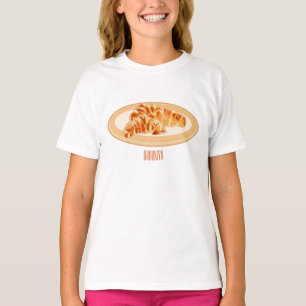 Croissant cartoon illustration T-Shirt