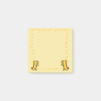 Croissant Dinosaur Sticky Notes