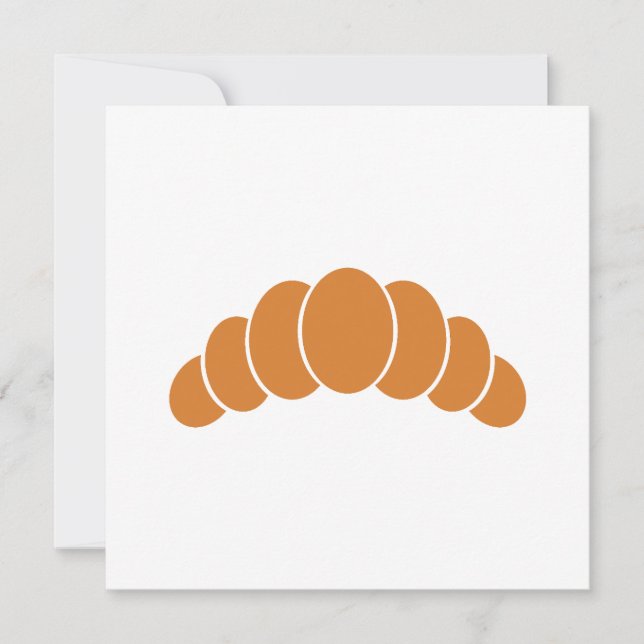 Croissant flat card (Front)