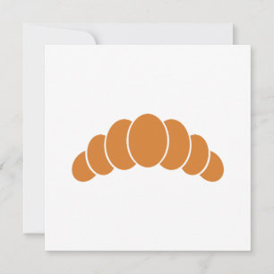 Croissant flat card