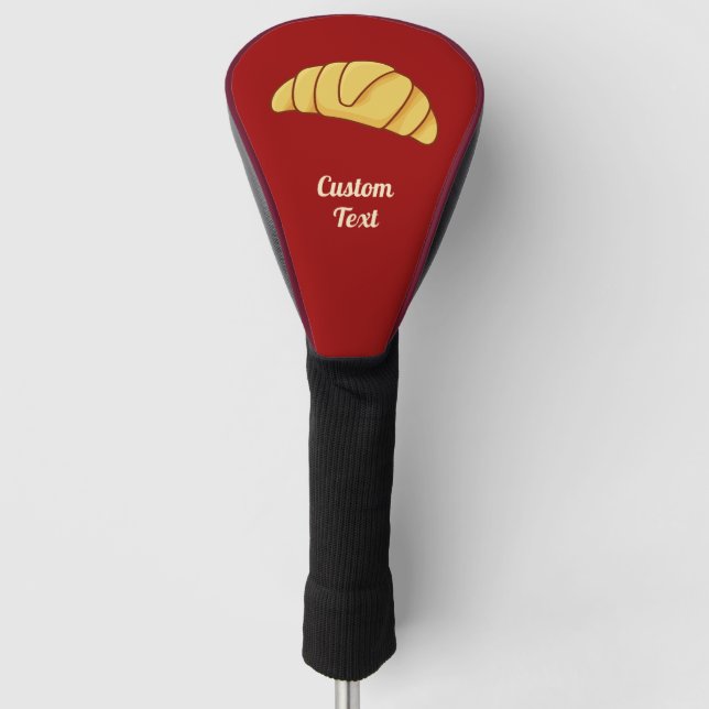Croissant Golf Head Cover (Front)