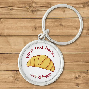 Croissant Keychain
