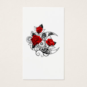Croissant Mécanique avec Roses Rouges
