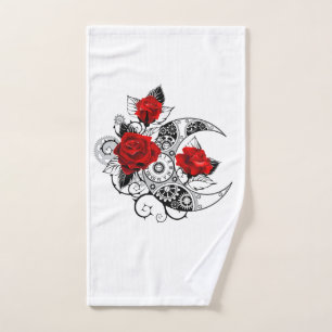 Croissant mécanique avec roses rouges