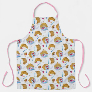 Croissant pattern apron
