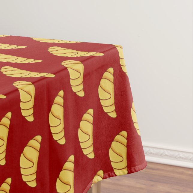 Croissant Pattern Tablecloth (In Situ)