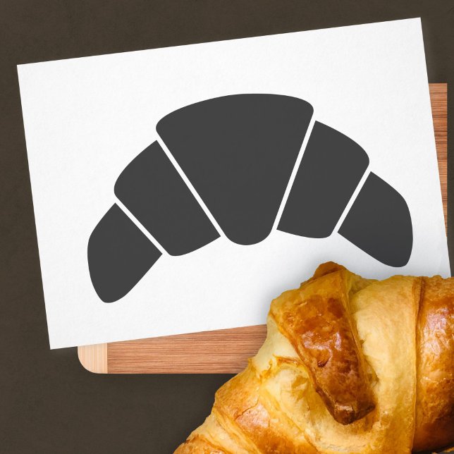 Croissant Rubber Stamp (Croissant Rubber Stamp)