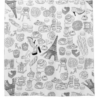 croissants paris france french fashion doodle