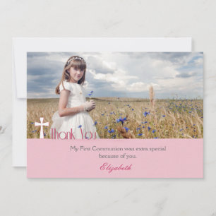Croix Blanche, Merci rose, photo de communion