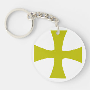 Croix byzantine en or faux