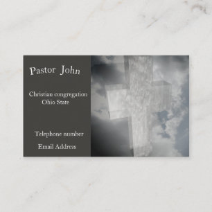 Croix Carte de visite et ciel