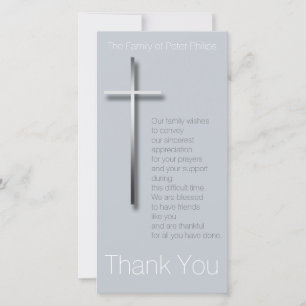 Croix chrétienne métallurgique Sympathie Merci cho