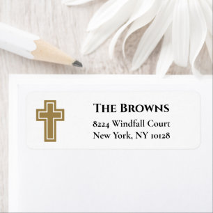 Croix chrétienne Or