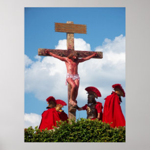 Croix Christ Crucifixion de Jésus-Christ Poster ch
