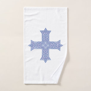 Croix copte d'art en Lapis Bleu Premium