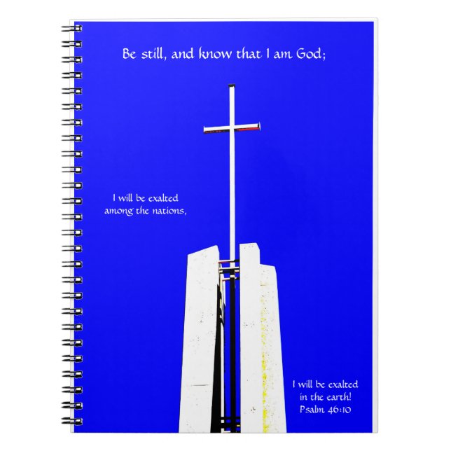Croix de foi dans le ciel avec Journal des Écritur (Devant)
