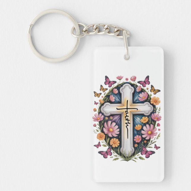Croix de foi florale  (Devant)