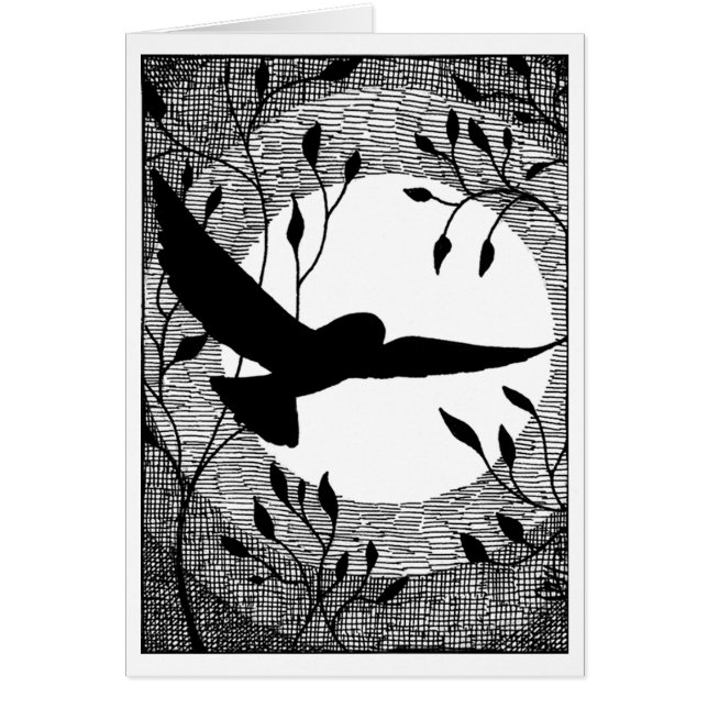 Croix de hibou et de lune hachée (Devant)