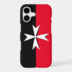 Croix de Malte blanche, drapeau de Malte, symbole,