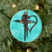 Croix du Sud-Ouest Et Ornement De Noël Du Coeur
