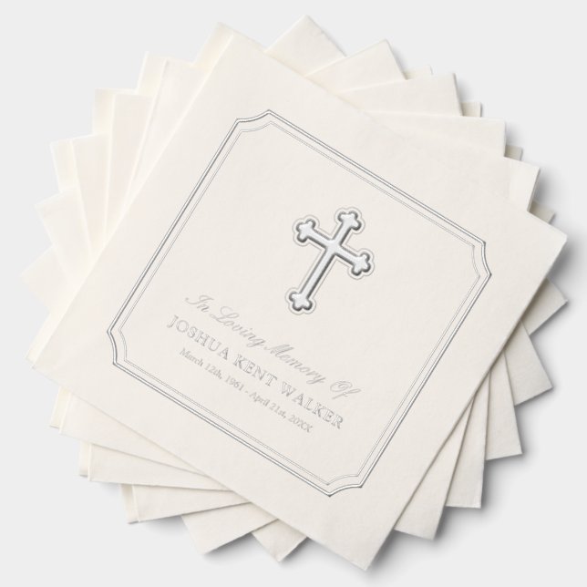 Croix Élégante En Mémoire D'Amour Funérailles Arge (Insitu (empilé))