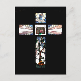 Croix en verre tendu - Carte postale