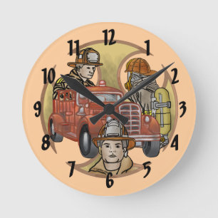 Croix maltaise Pompiers Brothers horloge