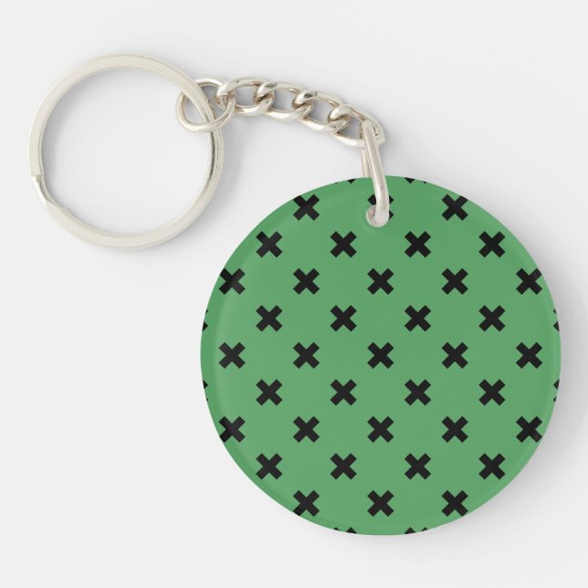 Croix noire sur le vert (Devant)