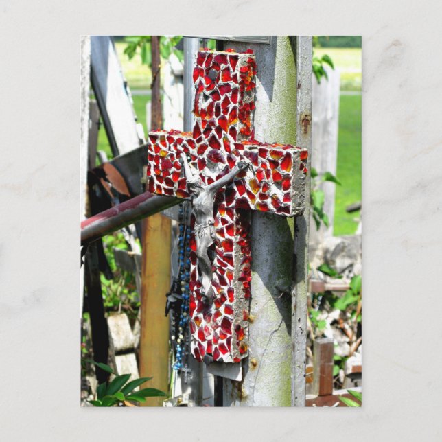 Croix-Rouge chrétienne Bénédiction de Jésus Carte  (Devant)
