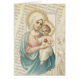 Croix vintage avec lys Texte latin et Angel