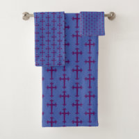 Croix violette Art dévotionnel pour le Carême et l