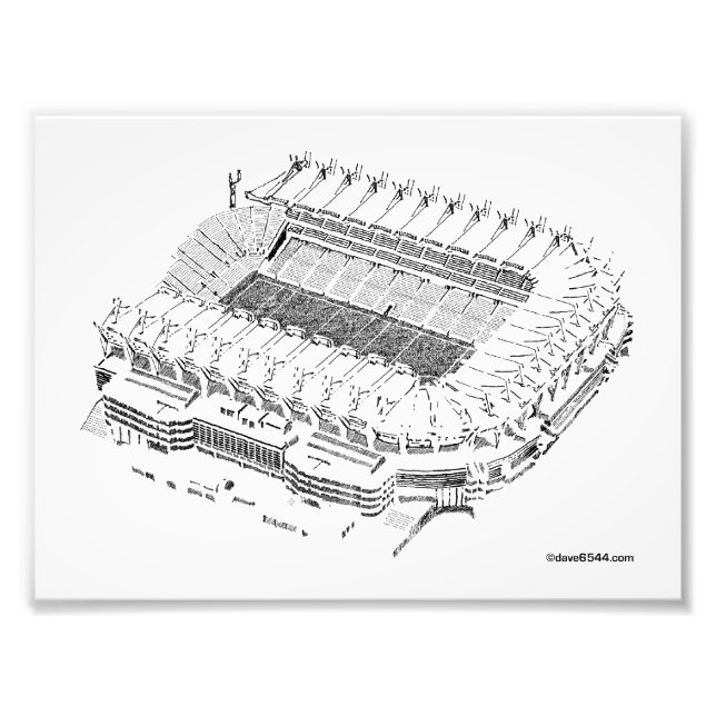 Croke Park Aerial Photo Print (Front)