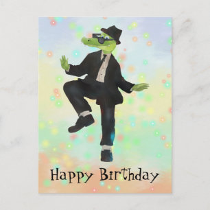 Croko Blues Brothers postcard