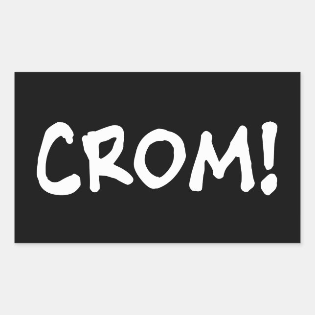 Crom - God Of Conan Sticker (Front)