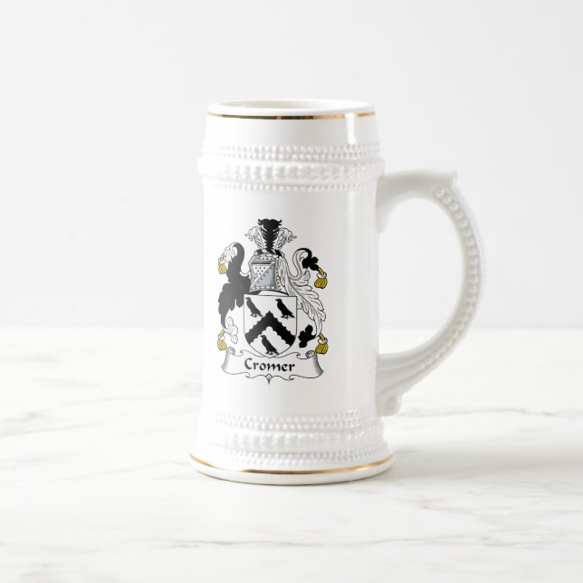 Cromer Family Crest Beer Stein (Right)