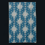 Cromwell Carpet Modern Persian Pattern Kitchen Towel<br><div class="desc">Decorate your kitchen with this hand drawn modern carpet pattern towel. Makes a great housewarming or wedding gift! 
You can customize it and add text too.
Check my shop for lots more colours and patterns plus matching items for your home!</div>