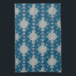 Cromwell Carpet Modern Persian Pattern Kitchen Towel<br><div class="desc">Decorate your kitchen with this hand drawn modern carpet pattern towel. Makes a great housewarming or wedding gift! 
You can customize it and add text too.
Check my shop for lots more colours and patterns plus matching items for your home!</div>