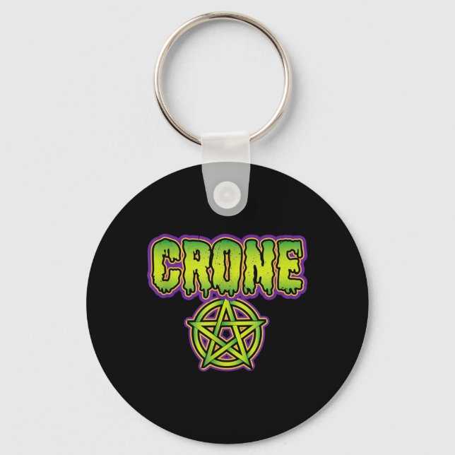 Crone Symbol T- Shirt Keychain (Front)