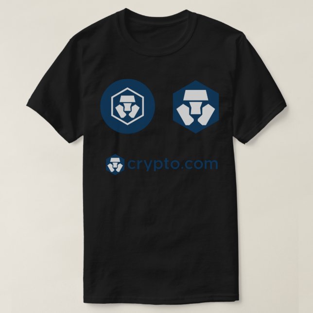 Cronos cryptocurrency - Crypto.com Coin Cronos CRO T-Shirt (Design Front)