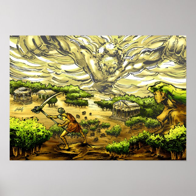 Cronus Attacks Uranus Poster (Front)
