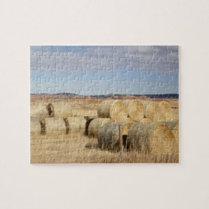 Crook County, Hay Bales 2 Jigsaw Puzzle