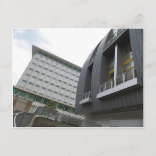 Crooked Buildings Postcard