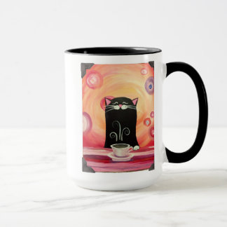 Crooked Door Studio Cocoa Kitty Mug