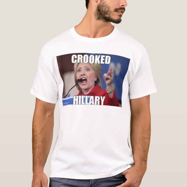 Crooked Hillary T-Shirt (Front)