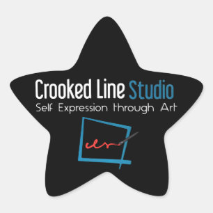 Crooked Line Studio stickers
