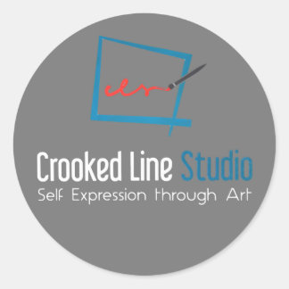 Crooked Line Studio stickers