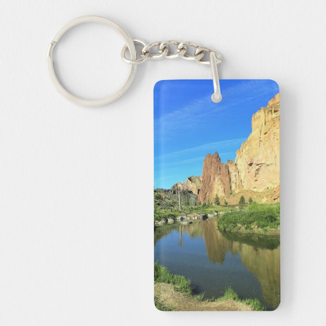 Crooked River, Oregon Keychain (Front)