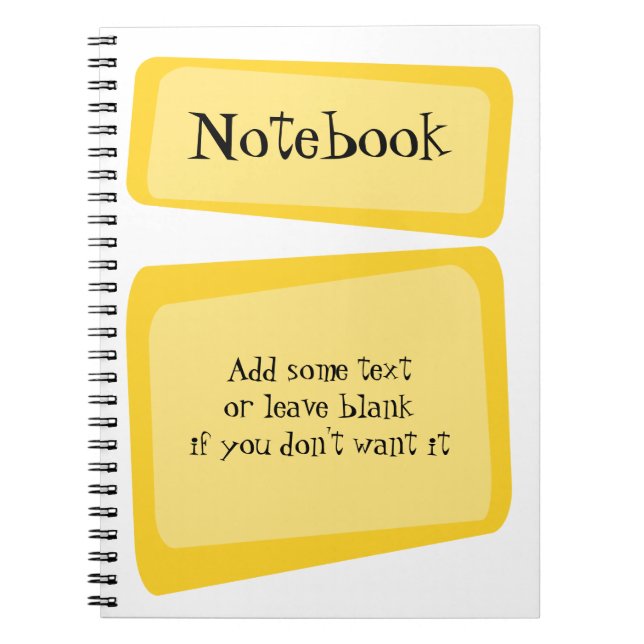 Crooked squares Notebook (Front)