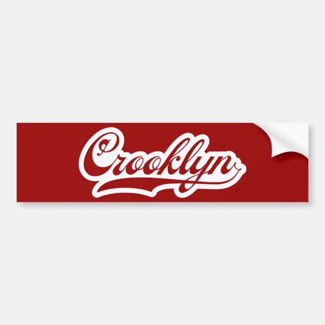 Crooklyn, NYC Bumper Sticker (Front)